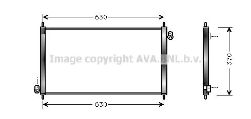 AVA QUALITY COOLING Lauhdutin, ilmastointilaite HD5107